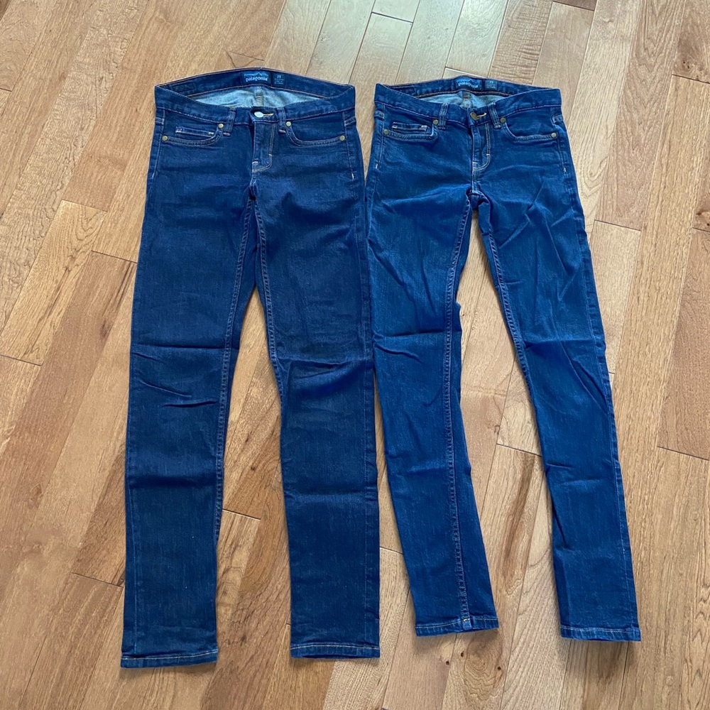 Patagonia Jeans, size 25. 2 Pairs